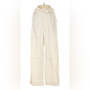 NWT Banana Republic Ivory Baggy Straight-Leg Pants - Sz Large (12/14)